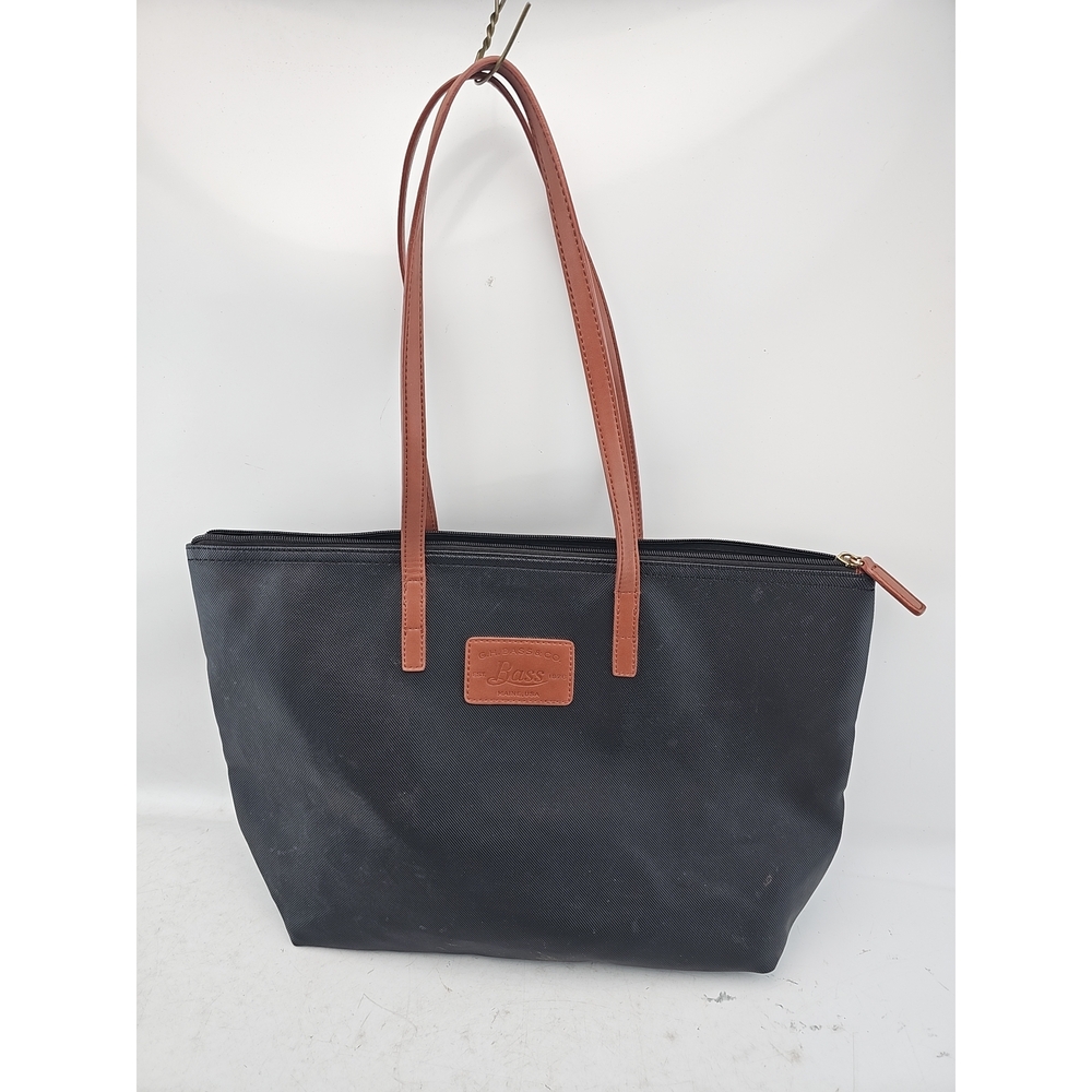 G.H. Bass & Co. Black Canvas Tote